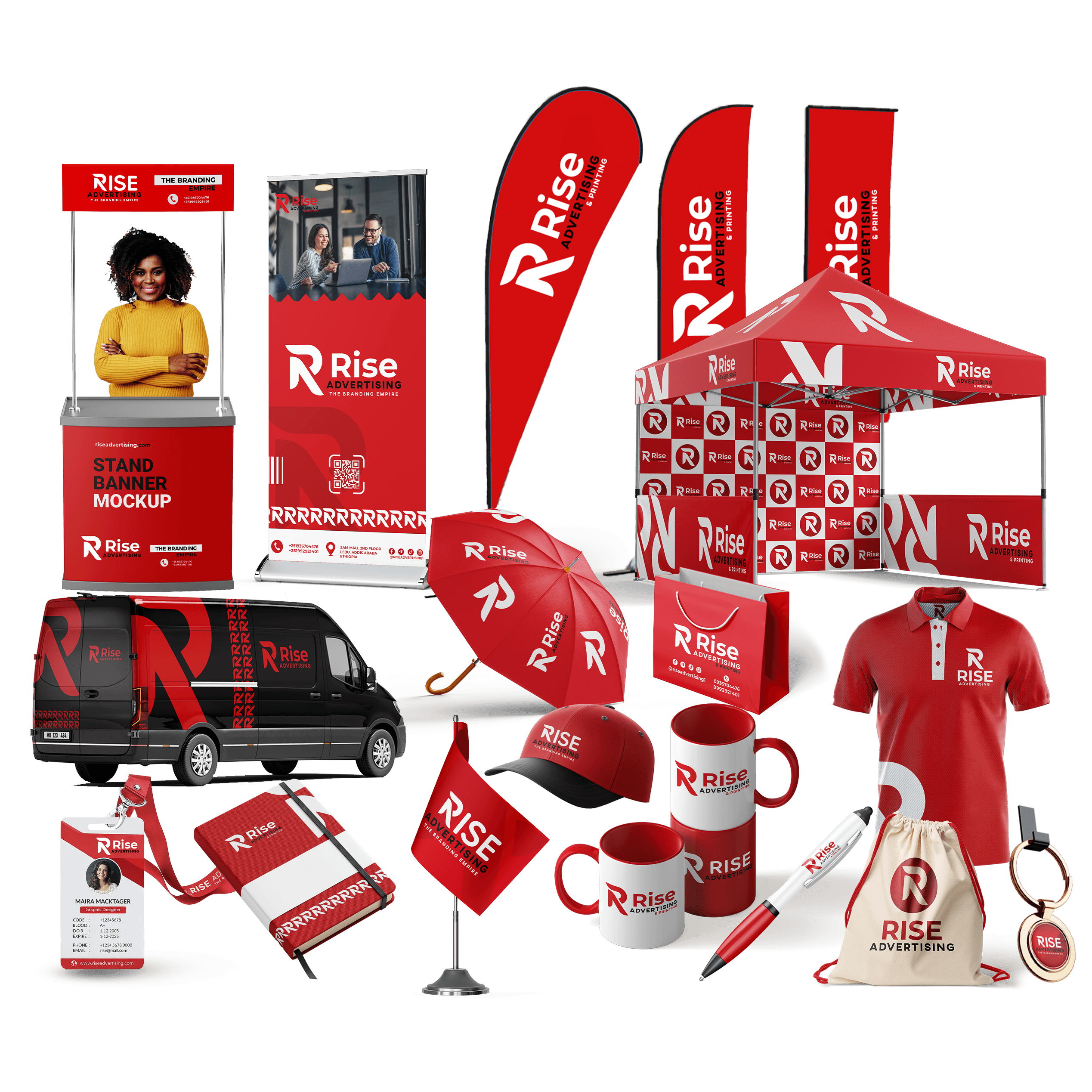 Signage, Printing and Branding Products - Rise Advertising